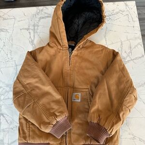 Carhartt Tan Quilted Coat